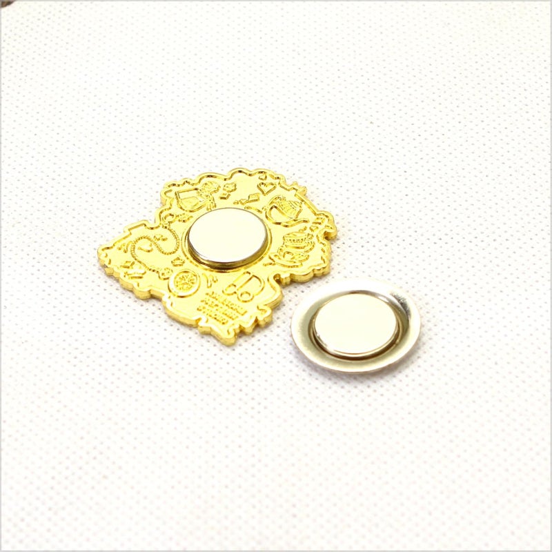 Awesome Pattern Studio Needle Minder Set - Alice's Adventures in Wonderland Castle Magnetic Needle Minder + 2 Needle Threaders. Enamel Pin for Cross Stitch, Embroidery and Craft - Image 5